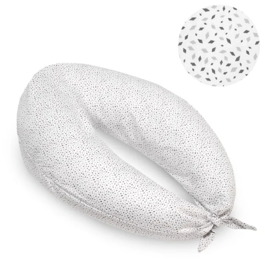 Cambrass - Nursing Pillow Moon 80x185x16 cm Lion Grey Cambrass - Nursing Pillow Moon 80x185x16 cm Lion Grey