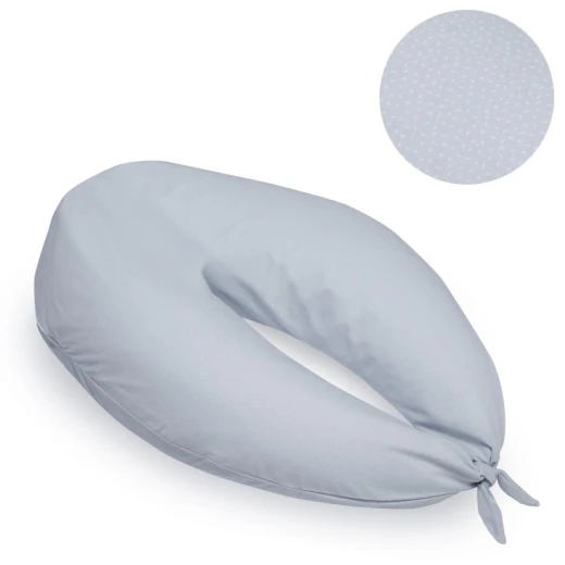 Cambrass - Nursing Pillow Moon 80x185x16 cm Sky Blue/rain Cambrass - Nursing Pillow Moon 80x185x16 cm Sky Blue/rain
