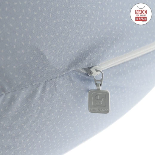 Cambrass - Nursing Pillow Moon 80x185x16 cm Sky Blue/rain - كامبراس - Image 7