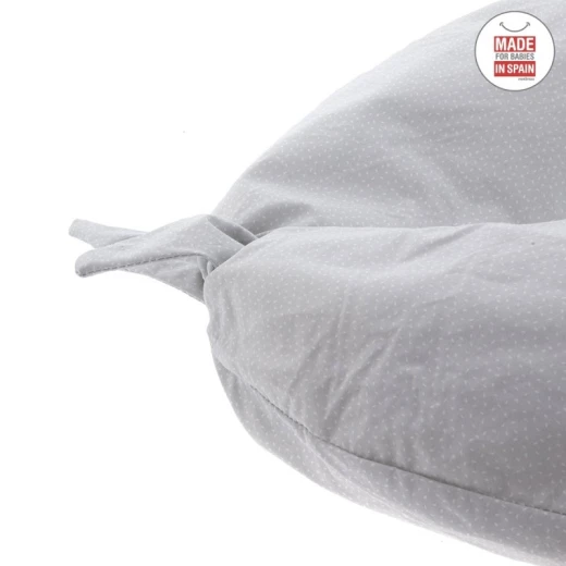 Cambrass - Nursing Pillow Moon 80x185x16 cm Sky Grey/rain - كامبراس - Image 5