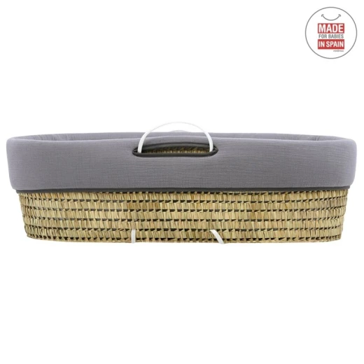 Cambrass - Quilted Basket Une Astra Grey 39x80x25 cm - كامبراس - Image 2