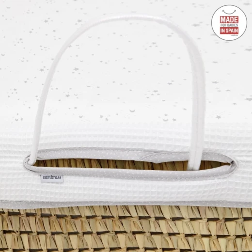 Cambrass - Quilted Basket Une Sky Grey 39x80x25 cm - كامبراس - Image 4