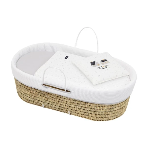 Cambrass - Quilted Basket Une Sky Grey 39x80x25 cm Cambrass - Quilted Basket Une Sky Grey 39x80x25 cm