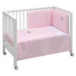 Cambrass - Bed Sheet Set of 2 Pieces Pink 60x120 - كامبراس