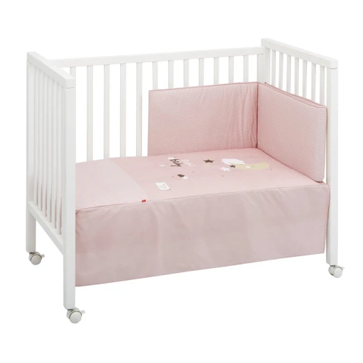 Cambrass - Set 2 Pcs.bedspread W/s Cot 60 Be Moon Pink 60x120x3 cm Cambrass - Set 2 Pcs.bedspread W/s Cot 60 Be Moon Pink 60x120x3 cm