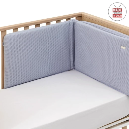 Cambrass - Set 2 Pcs.bedspread W/s Cot 60 Sky Blue 60x120x3 cm - كامبراس - Image 6