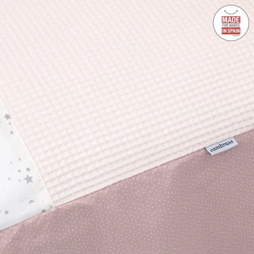 Cambrass - Set 2 Pcs.bedspread W/s Cot 60 Sky Pink 60x120x3 cm - كامبراس - Image 5