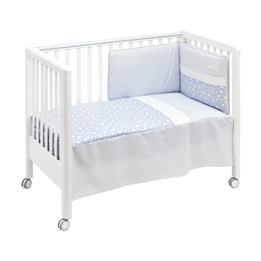 Cambrass - Set Bedspread+bumper 60x120 cm Star Blue Cambrass - Set Bedspread+bumper 60x120 cm Star Blue