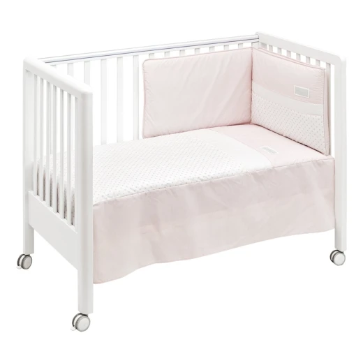Cambrass - Set Bedspread+bumper 60x120 cm Star Pink Cambrass - Set Bedspread+bumper 60x120 cm Star Pink