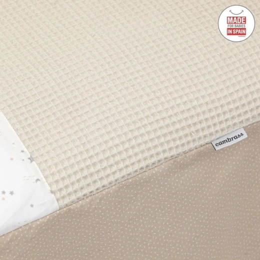 Cambrass - Set 2 Pcs.bedspread W/s Cot 70 Sky Beige 70x140x3 cm - كامبراس - Image 4