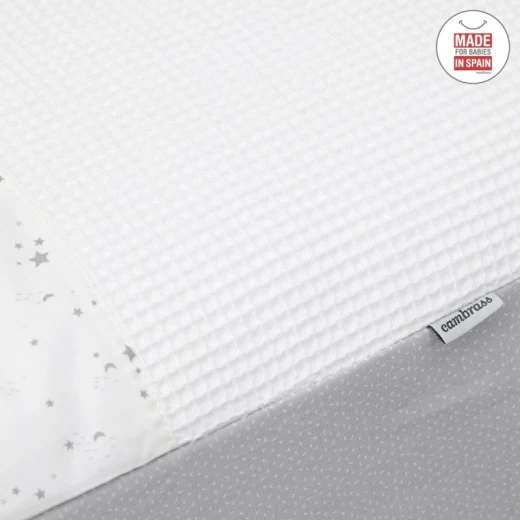 Cambrass - Set 2 Pcs.bedspread W/s Cot 70 Sky Grey 70x140x3 cm - كامبراس - Image 4