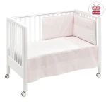 Cambrass - Set 2 Pcs.bedspread W/s Cot 70 Star Pink 70x140x3 cm - كامبراس