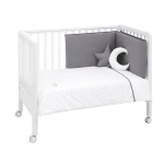Cambrass - Set 4 Pcs. Quilt Cover Cot 60 Astra Grey 100x140x1 cm - كامبراس