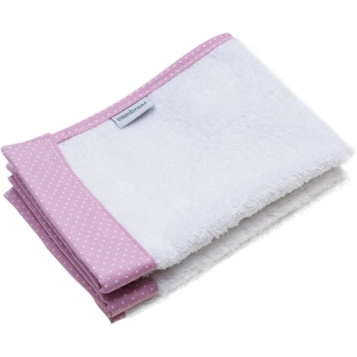 Cambrass Towel Set, 25 x 35 cm, Pic Pink, Pack of 2 - كامبراس - Image 2