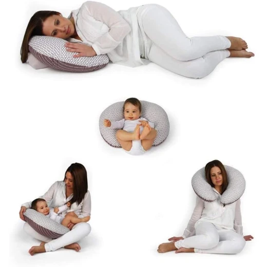 Cambrass Small Nursing Pillow, 53 x 45 x 10 cm, Pic Pink - كامبراس - Image 3