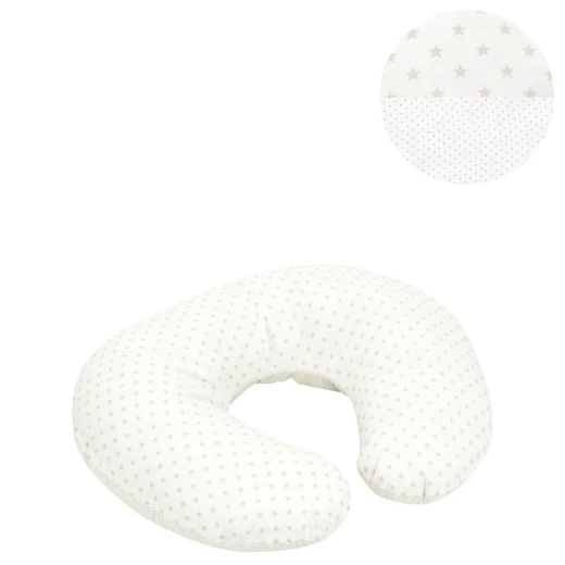 Cambrass - Small Nursing Pillow 53x45x10 cm Star Beige Cambrass - Small Nursing Pillow 53x45x10 cm Star Beige