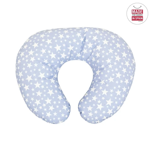 Cambrass - Small Nursing Pillow 53x45x10 cm Star Blue - كامبراس - Image 3