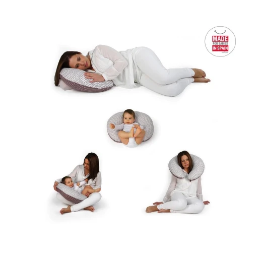 Cambrass - Small Nursing Pillow 53x45x10 cm Star Blue - كامبراس - Image 4