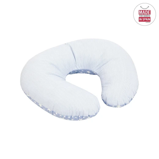 Cambrass - Small Nursing Pillow 53x45x10 cm Star Blue - كامبراس - Image 5