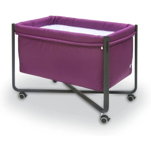 Cambrass 56.5 x 92 x 64.5 cm Bed Urban LISO E (Small, Purple/Black)