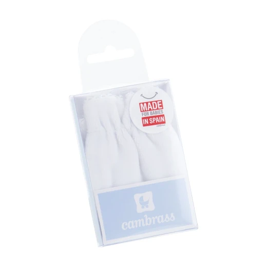 Cambrass  - Velvet Mittens Liso White - كامبراس - Image 2