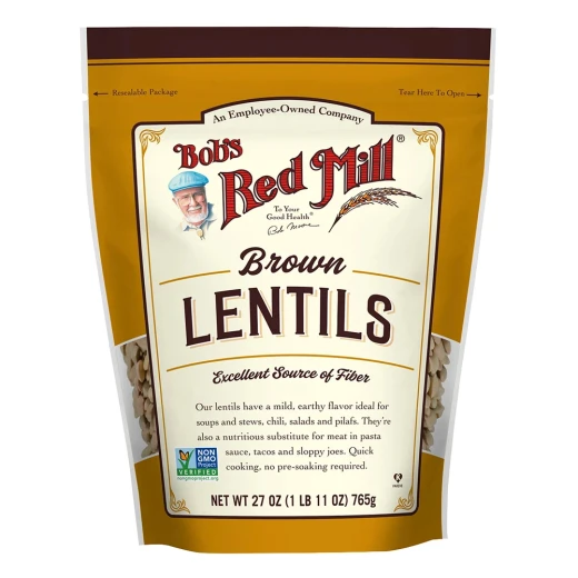 Bob's Red Mill - Brown Lentils Beans / New 765g Bob's Red Mill - Brown Lentils Beans / New 765g