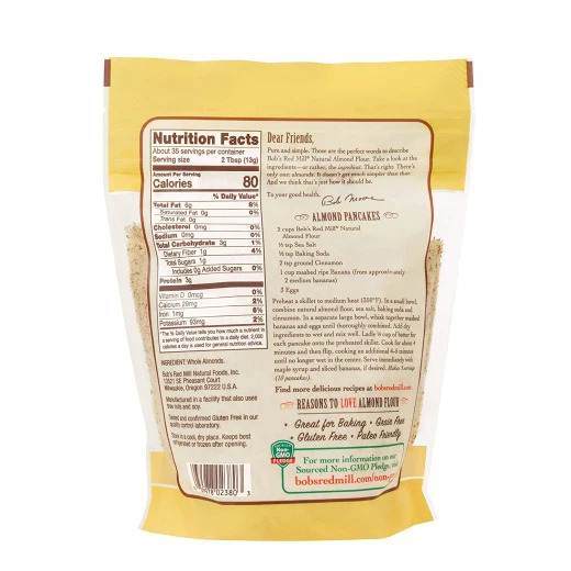 Bob's Red Mill Natural Almond Flour, Super-Fine 453g - Bob's Red Mill - Image 4