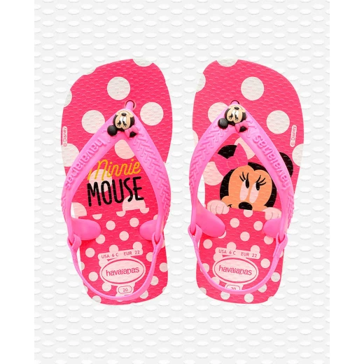 Havaianas Baby Disney Classics II White/pink Flour Size 23-24