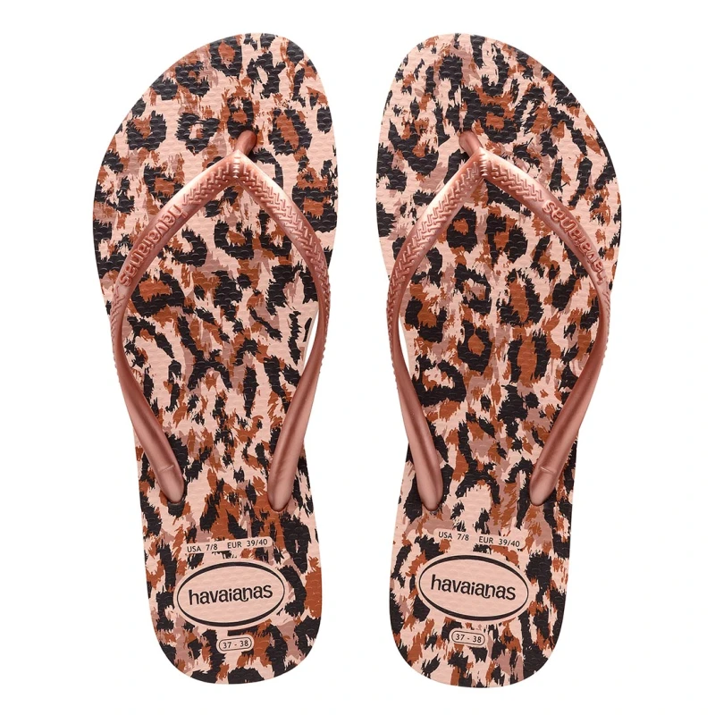 Havaianas Flipflops Slim Animals Ballet Rose, Size 39/40 - هافياناس