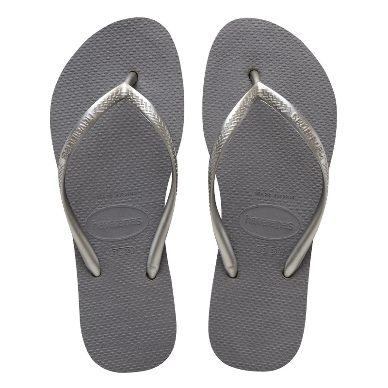 Havaianas Slim Flatform Steel Grey, Size 37/38 - هافياناس