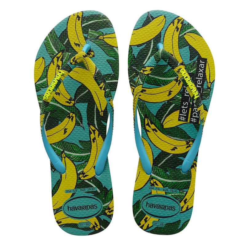 Hawaiian Slim Summer Blue, Size 37/38 - هافياناس