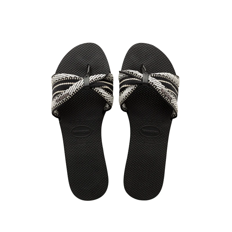 Havaianas You Saint Tropez Fita - Black, Size 37/38 - هافياناس