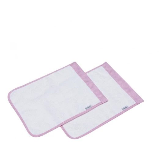 Cambrass Towel Set, 25 x 35 cm, Pic Pink, Pack of 2 Cambrass Towel Set, 25 x 35 cm, Pic Pink, Pack of 2