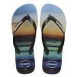 Havaianas Hype 18 Flip Flops White, Black Size 37-38 - هافياناس