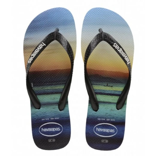 Havaianas Hype 18 Flip Flops White, Black Size 37-38