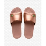 Havaianas Slide Brasil Rose/Gloden Blush Size 37-38 - هافياناس