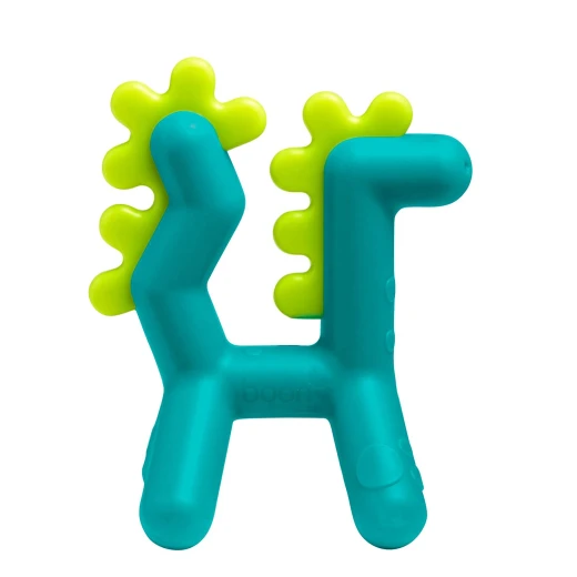 Boon Growl Dragon Silicone Teether Textured Teething Toy for Babies, Soothes Gums & Supports Sensory Development, Easy to Hold, BPA-Free