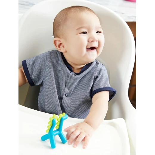 Boon Growl Dragon Silicone Teether Textured Teething Toy for Babies, Soothes Gums & Supports Sensory Development, Easy to Hold, BPA-Free - Boon - Image 3