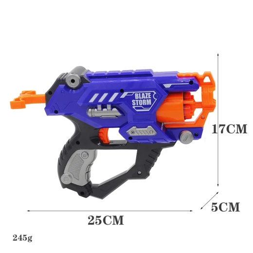 Blaze Storm Manual Operated Gun with 10 pcs Soft Dart - بليز ستورم - Image 4