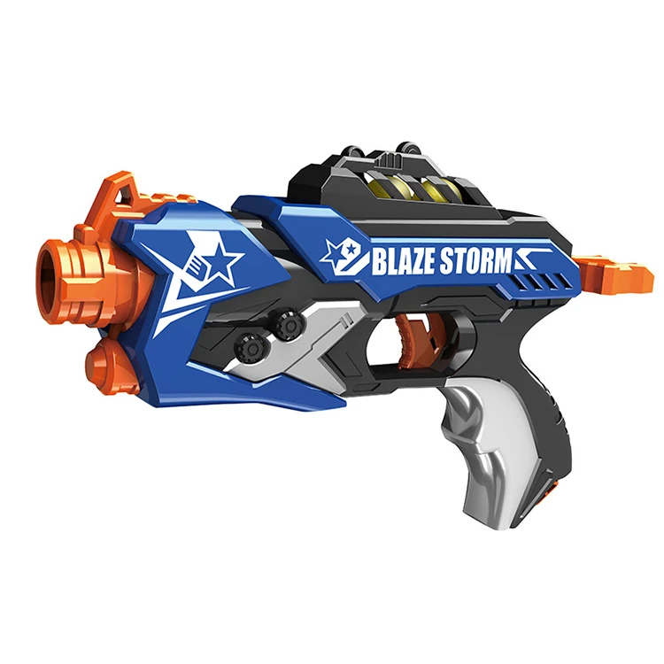 Blaze Storm Manual Soft Ball Gun with 5 pcs Foam Balls - بليز ستورم