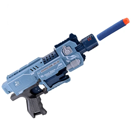 Blaze Storm Battery Operated Shooting Game Gun Toy Soft Foam Bullet Gun - بليز ستورم - Image 3