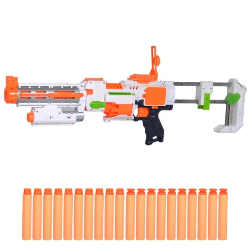 Blaze Storm Battery Operated Soft Bullet Gun Toys, Foam Bullets with 10 pcs Soft Darts & 10 pcs Suction Cup Darts - بليز ستورم - Image 3