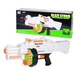 Blaze Storm Battery Operated Soft Dart Gun with 20 pcs Soft Darts & 20 pcs Suction Cup Darts - بليز ستورم
