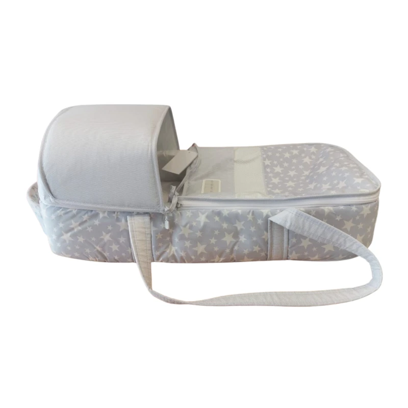 Cambrass Carry Cot Hood Foam Star Grey 70X36 cm - كامبراس