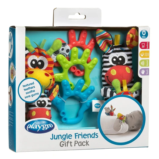 Playgro Baby Toy Jungle Friends Gift Pack - بلاي جرو - Image 5