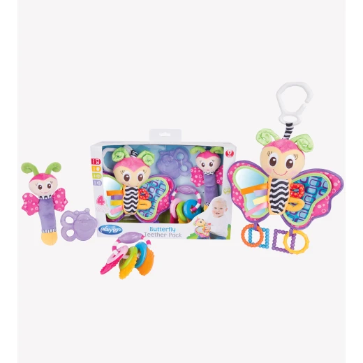 Playgro Butterfly Teether Pack Playgro Butterfly Teether Pack