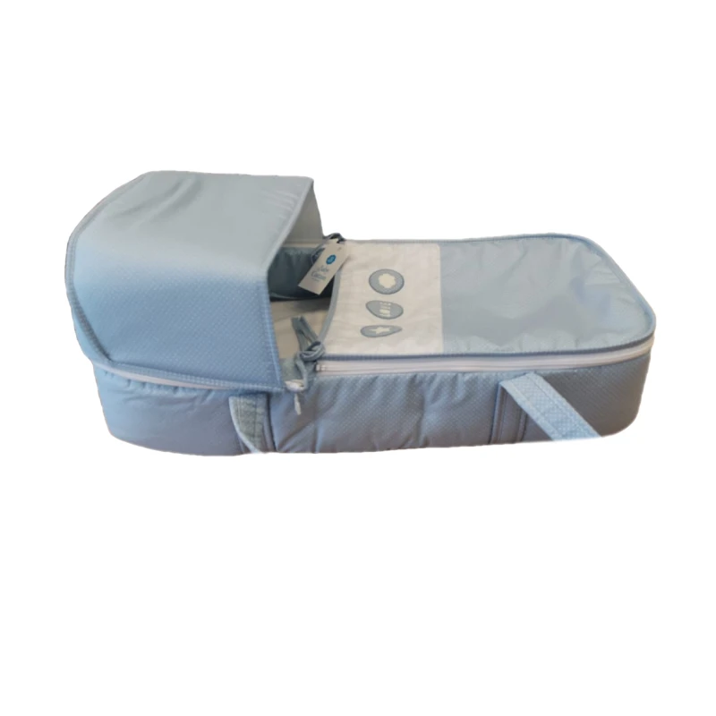 Cambrass - Printed Carry Cot with Hood Blue - كامبراس
