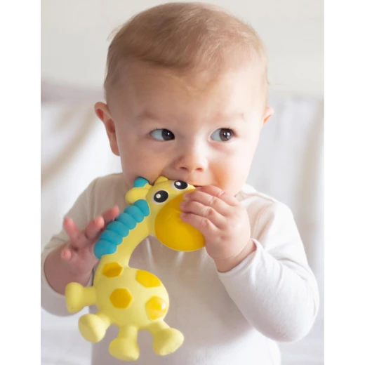 Playgro Squeak and Soothe Natural Teether - بلاي جرو - Image 3