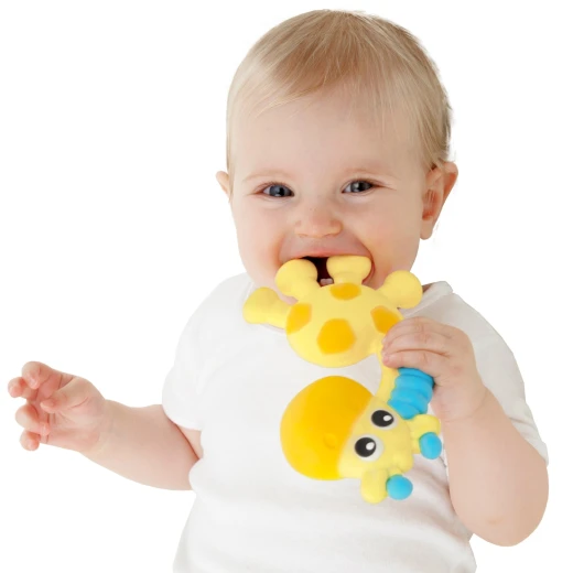 Playgro Squeak and Soothe Natural Teether - بلاي جرو - Image 5