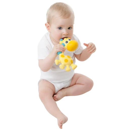 Playgro Squeak and Soothe Natural Teether - بلاي جرو - Image 9